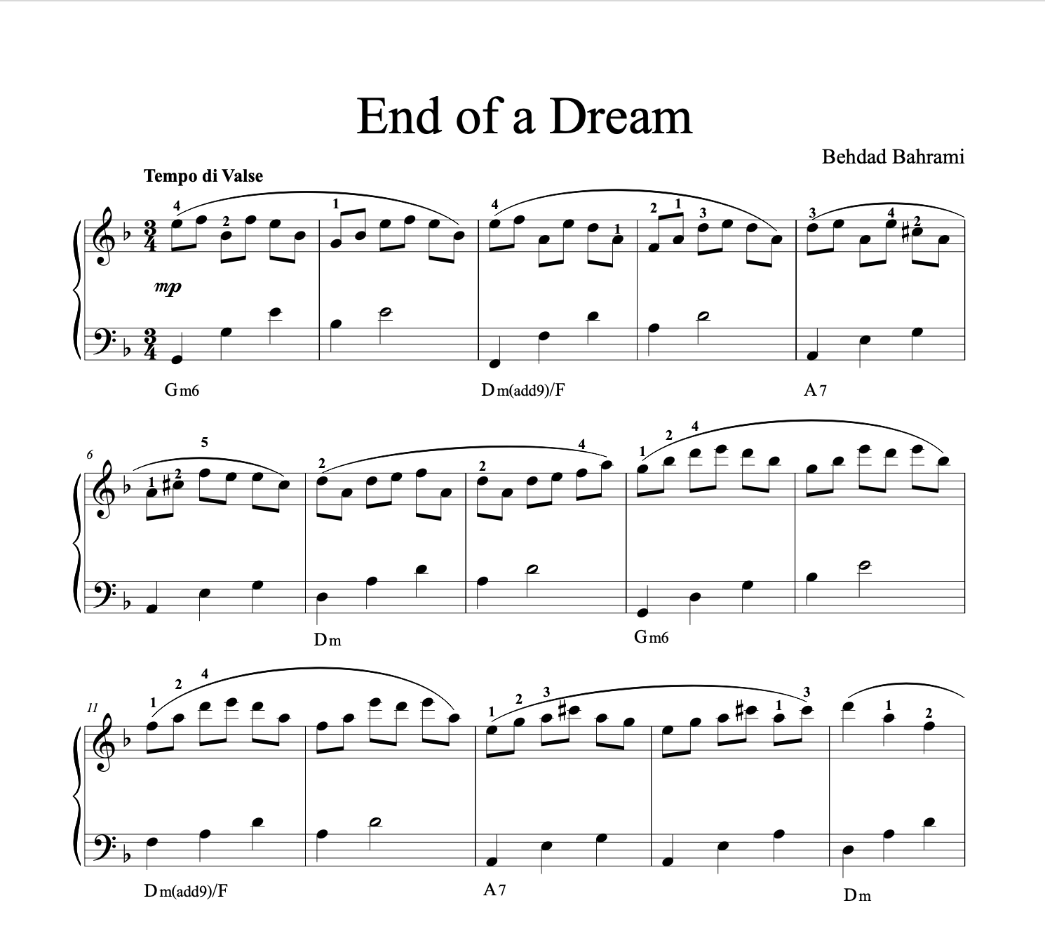 End of a Dream