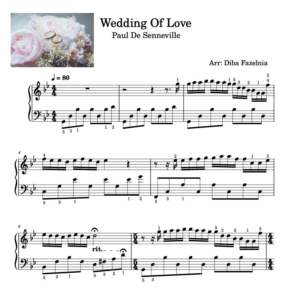Wedding of love
